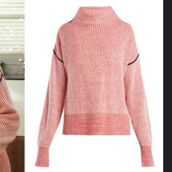 Soft Surroundings Sweaters - Soft surroundings striped turtle neck sweater